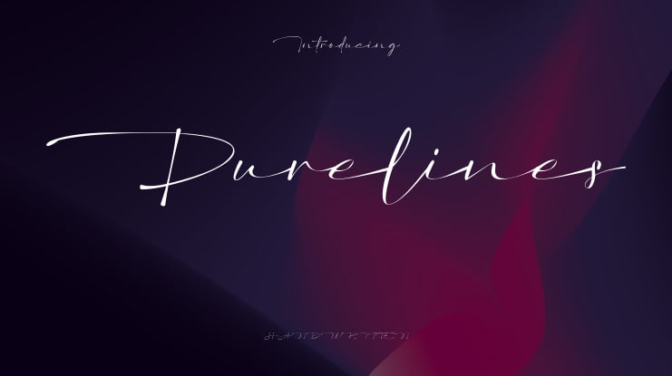 Purelines Font Family