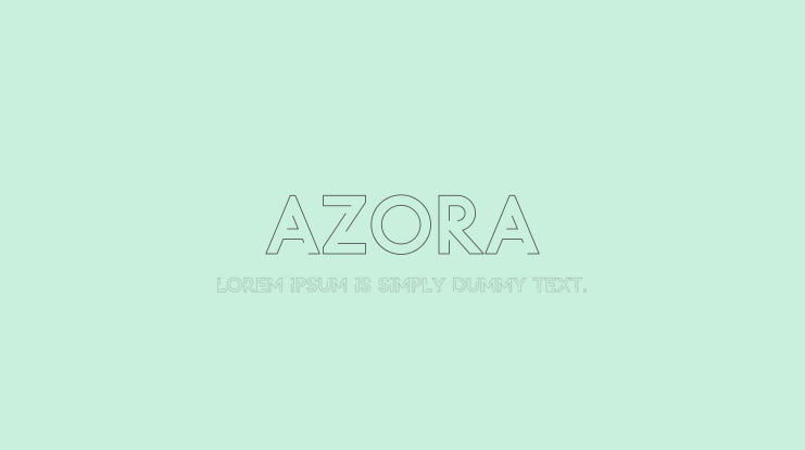 Azora Font