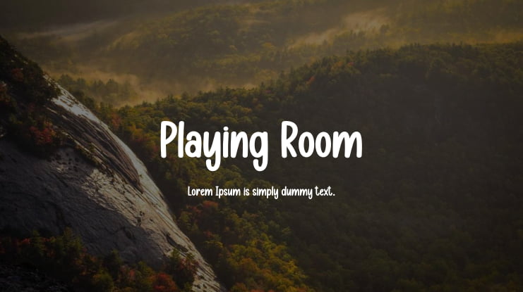 Playing Room Font