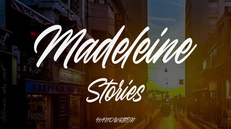 Madeleine Stories Font