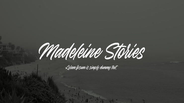 Madeleine Stories Font