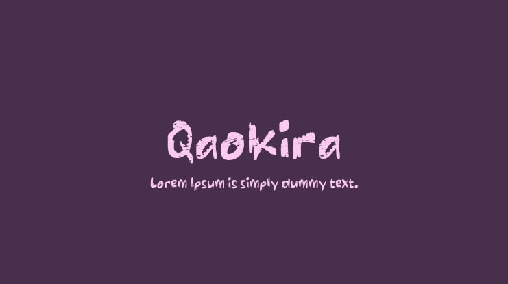 Qaokira Font