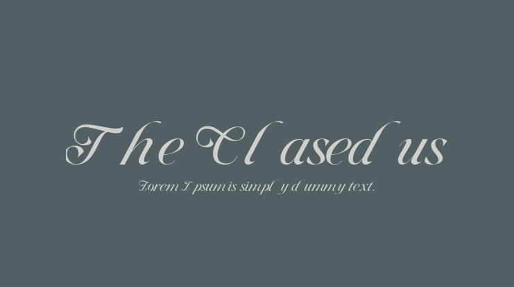 The Clasedus Font