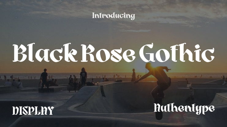 Black Rose Gothic Font