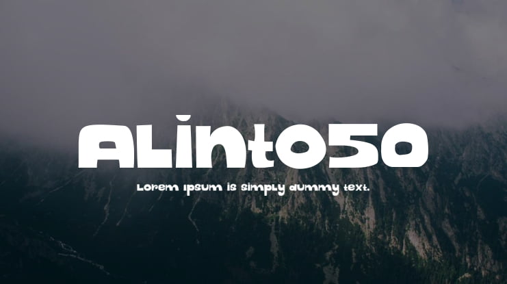 Alinto50 Font