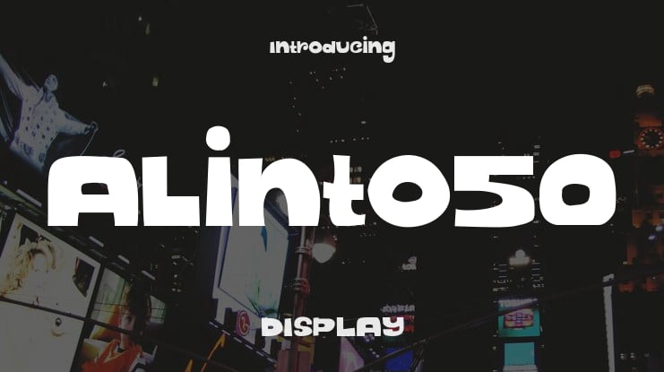 Alinto50 Font