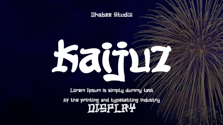 Kaijuz Font