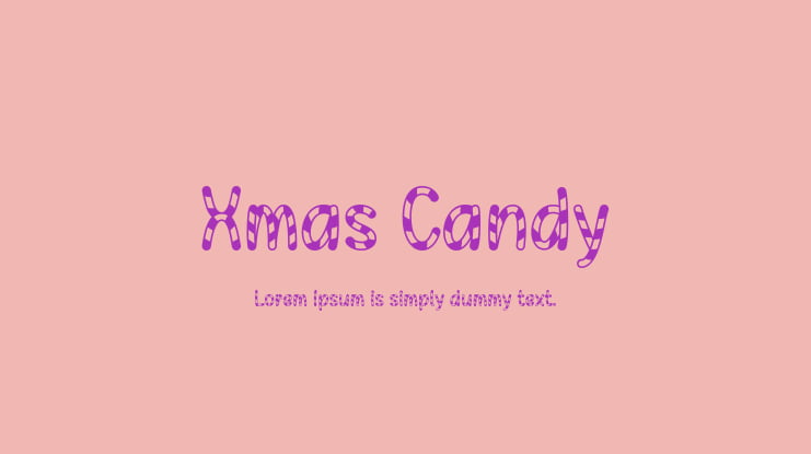 Xmas Candy Font