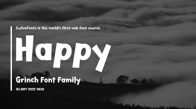 Happy Grinch Font