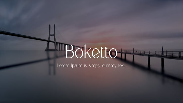 Boketto Font