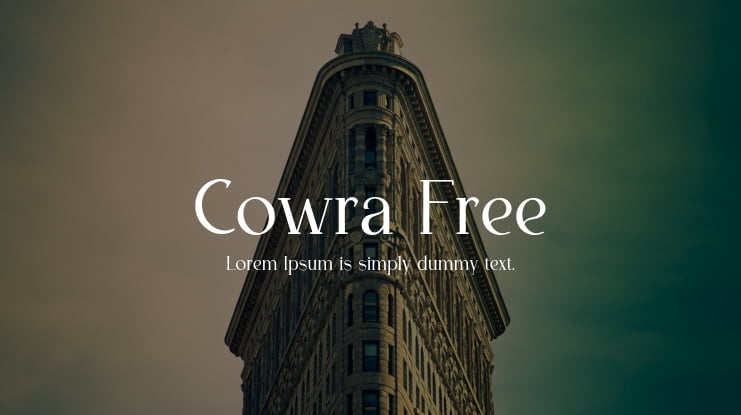 Cowra Free Font