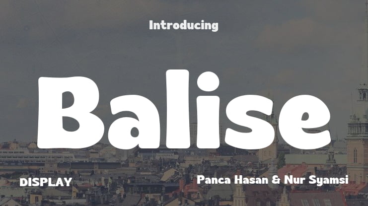 Balise Font