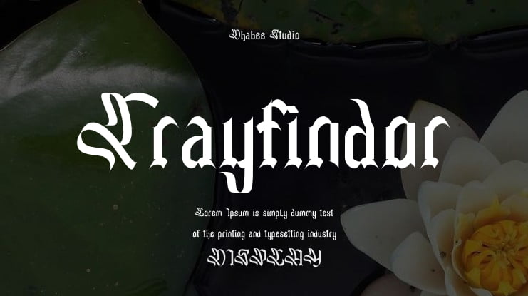 Trayfindor Font