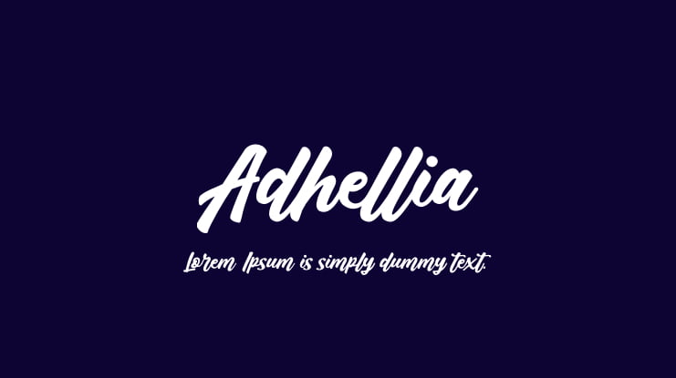 Adhellia Font