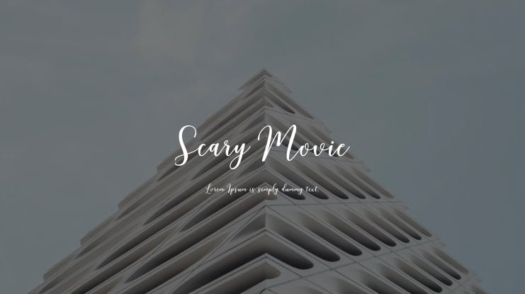 Scary Movie Font