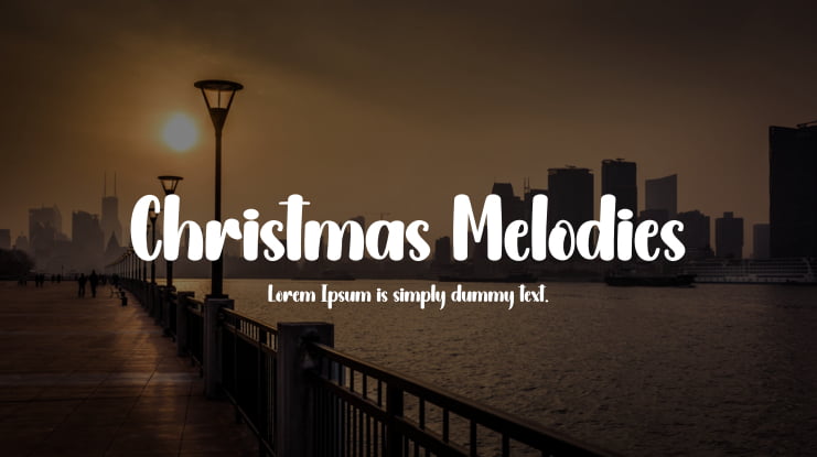 Christmas Melodies Font