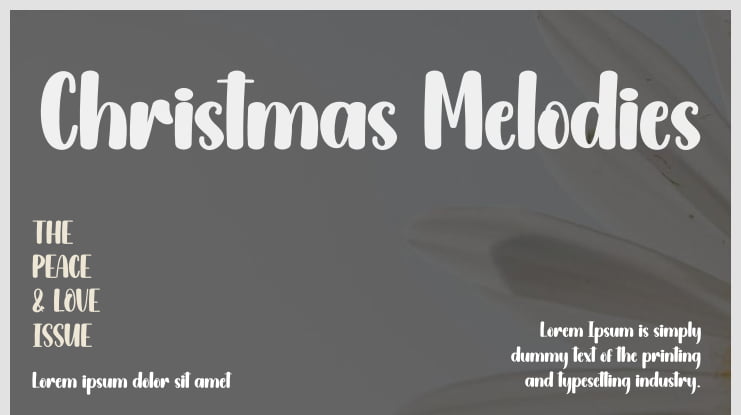 Christmas Melodies Font