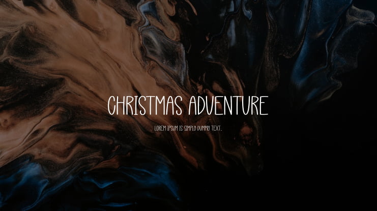 Christmas Adventure Font