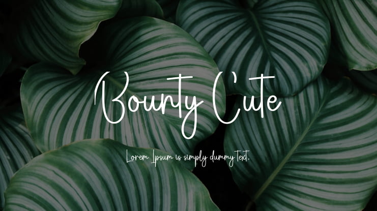 Bounty Cute Font