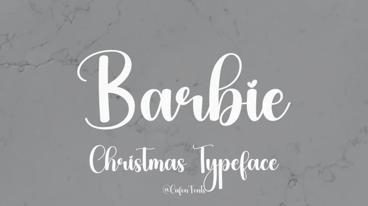 Barbie Christmas Font