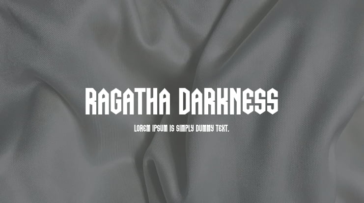 Ragatha Darkness Font