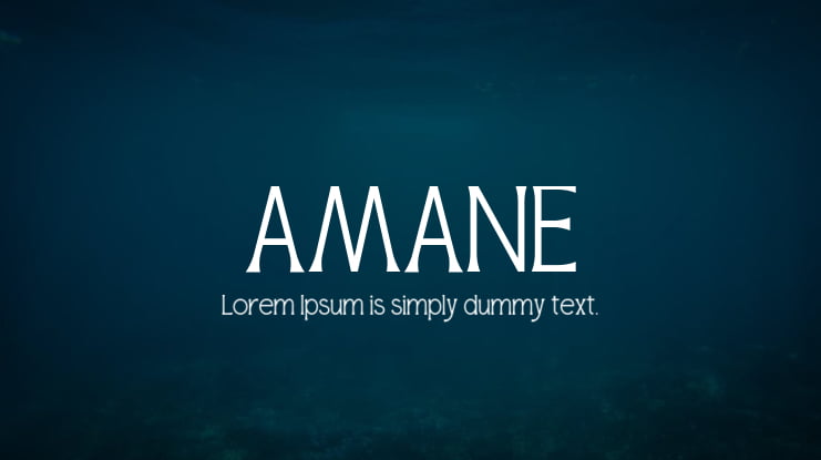 AMANE Font