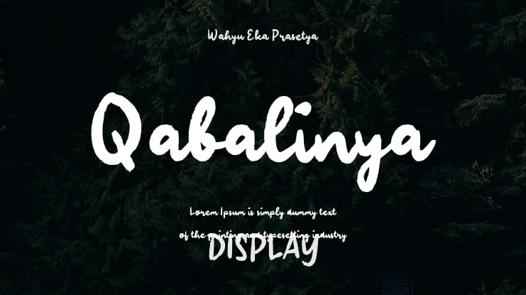 Qabalinya Font