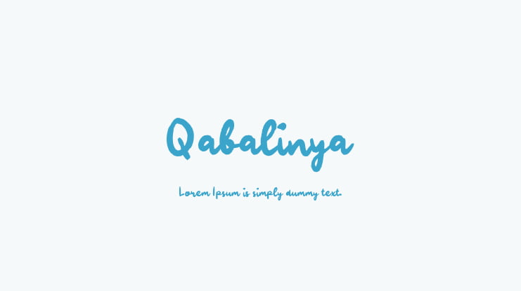 Qabalinya Font