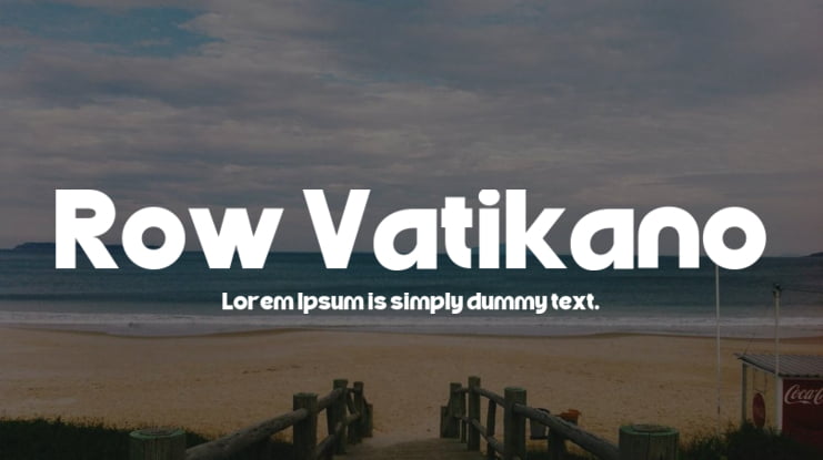 Row Vatikano Font