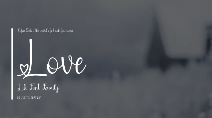 Love Lili Font