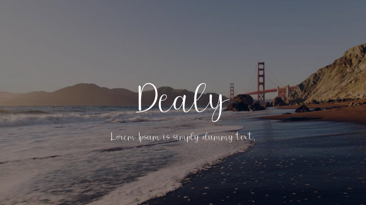 Dealy Font