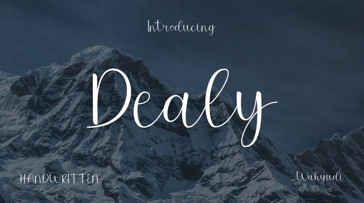 Dealy Font