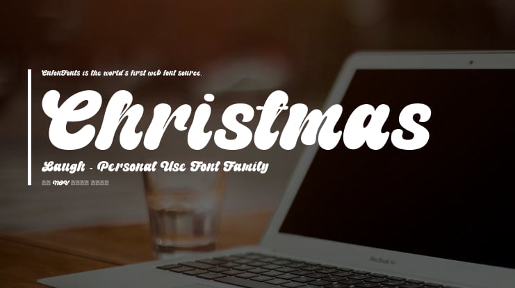 Christmas Laugh - Personal Use Font