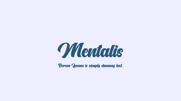 Mentalis Font