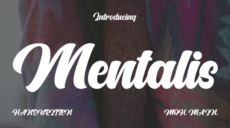 Mentalis Font