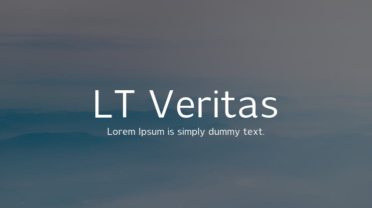 LT Veritas Font Family