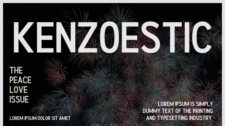 Kenzoestic Font Family