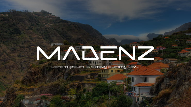 MADENZ Font