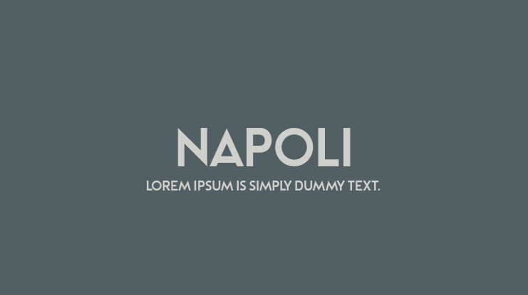 Napoli Font