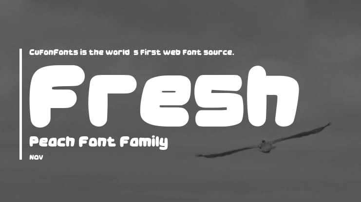 Fresh Peach Font