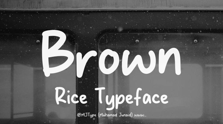 Brown Rice Font