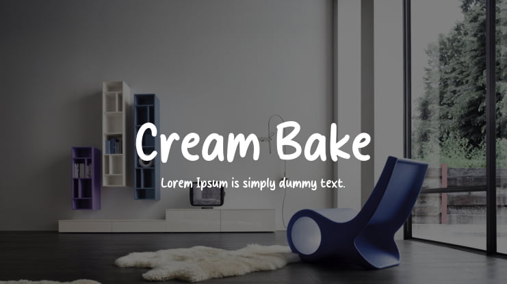 Cream Bake Font