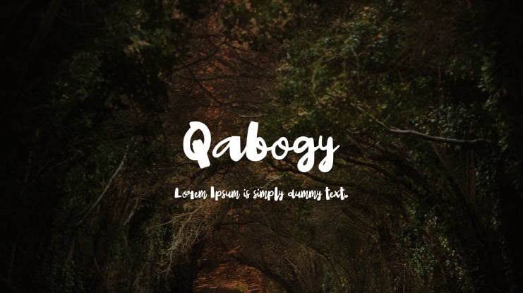 Qabogy Font