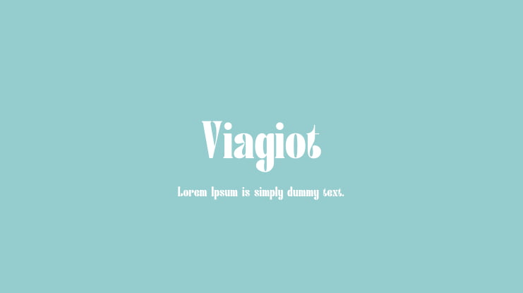 Viagiot Font