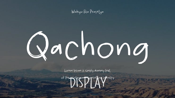 Qachong Font