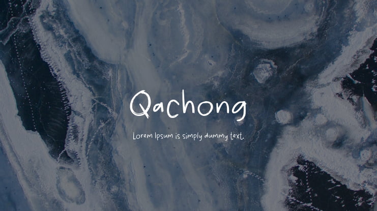 Qachong Font