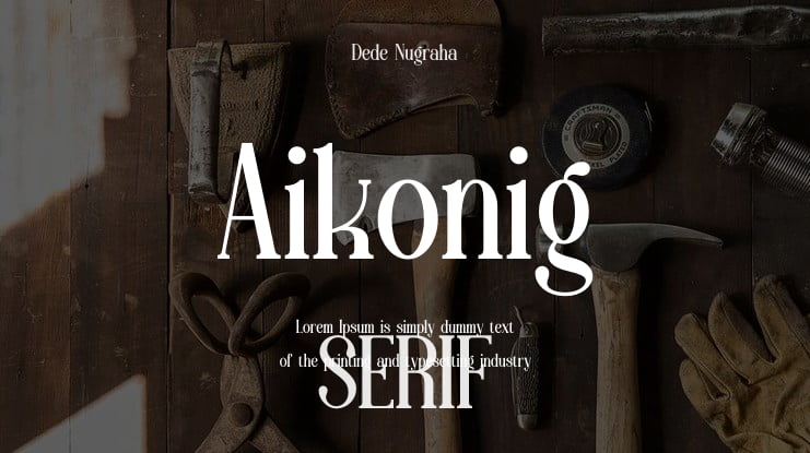 Aikonig Font