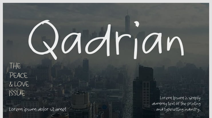 Qadrian Font