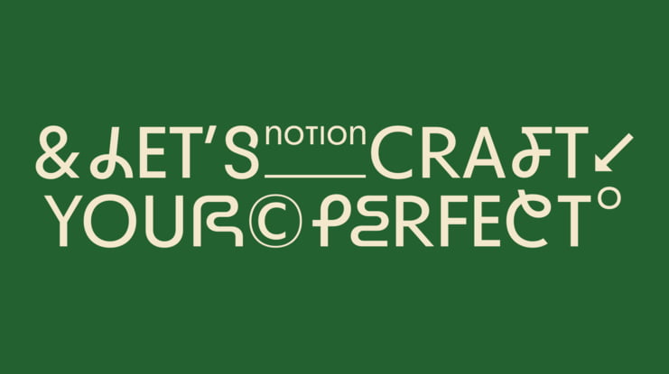 JHC Notion Font Family