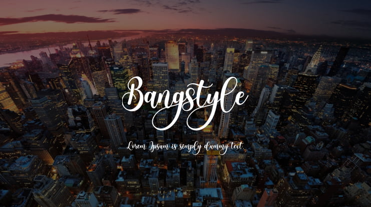 Bangstyle Font